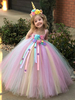 Licorne Robe de Fille Princesse Déguisement Costume Déguisements Halloween