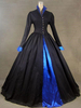 Little Women Costumes Ruffles Stand Col Button Button Women 19th Vintage Century Costume Déguisements Halloween