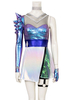 LOL League Of Legends Ahri KDA PLUS Skins Costume Cosplay Ensemble 2 pièces