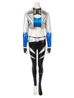 LOL League Of Legends KDA 2021 S10 Akali le Rogue Assassin Cosplay Costume Ensemble