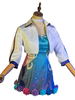 LOL ligue des légendes seraphine KDA peaux Cosplay Costume chaud blanc Polyester pardessus chapeaux robe Cosplay Costume ensemble