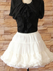 Lolita blanc dentelle Chic hiérarchisé jupon jupon Polyester Déguisements Halloween