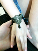 lolita bracelet steampunk bicolore ornement métallique avec bracelet Tea party Accessoire bronzée Déguisements Halloween