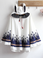 Lolita Cape Cape Manteau Bunny Ear Hooded Lolita Outerwear