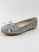 Lolita Chaussures adorables à sequins gris unicolore avec noeud"idien Déguisements Halloween