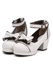 Lolita Chaussures parfaites avec noeud de polyuréthane / Synthétique"idien 8.5cm Déguisements Halloween