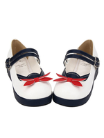 Lolita Chaussures sublimes blanc color-block à talons géométriquesquotidien Déguisements Halloween