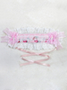 lolita coiffure en fibre polyester douse color-block Tea party avec dentelle à volants rose Coiffure Déguisements Halloween