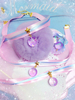 lolita collier en Rayonne Sweete avec bracelet faux col color-block et perles Tea party rose Déguisements Halloween