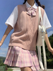 Lolita Cover Ups Marron Clair Noeuds Sans Manches Polyester Lolita Outwear