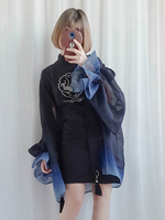 Lolita de style chinois couvrir vers le haut impression Ombre gland en mousseline de soie Lolita survêtement Déguisements Halloween