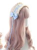 Lolita douce coiffure en dentelle arcs bandeau Lolita cheveux accessoires Déguisements Halloween