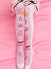 Lolita doux jersey velours rose imprimé bas de cuisse Déguisements Halloween