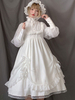 Lolita doux OP Robe blanche manches Lolita Volants Gigot Une Robes Piece Déguisements Halloween