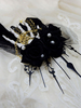 Lolita Gothique Chapeaux Noir Main Squelette Os Chaînes Chaîne Lolita Accessoires De Cheveux Déguisements Halloween