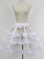lolita jupon en nylon à volants plissée Tea party avec crinoline Déguisements Halloween
