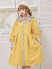 Lolita Manteaux Jaune Bows Manches Longues Pardessus Polyester Automne Lolita Outwears