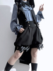Lolita Specials Lolita Top Gilet Costumes Gothique Noir Sans Manches Nœuds Boutons