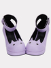Lolita violet mat Chunky talons chaussures Tea Party Shoes cheville Strap orteil rond Déguisements Halloween