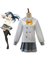LoveLive! Soleil!Tsushima Yoshiko Cosplay Costume School Girl Déguisements Halloween