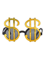 Lunettes de clown Déguisements Halloween Dollar Costume Accessoires Accessoires