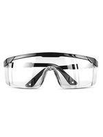 Lunettes de protection épaisseur 2;3 mm Lunettes de protection résistantes aux rayures Lunettes à verres transparents