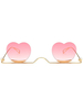 Lunettes Sweet Lolita Forme de Coeur Accessoires Lolita Déguisements Halloween
