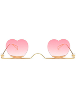 Lunettes Sweet Lolita Forme de Coeur Accessoires Lolita Déguisements Halloween