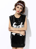 Magnétique costume de danse hip-hop en lycra elasthanne Imprimé brillant Top En fibre polyester Déguisements Halloween