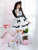 Maid Lolita OP Robe Bow À Lacets À Volants Lolita Robe Une Pièce Déguisements Halloween