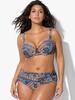Maillot de bain Bikini pour femme bleu marine découpé col carré superposé taille naturelle été maillots de bain Sexy