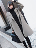 Manteau Blazer Femmes Long à Col Revers Manches Longues et Poches Unicolore Manteau Femmes