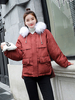 Manteau bouffant femme col en fausse fourrure à capuche manteau à bulles poches cordon de serrage manteau dhiver