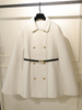 Manteau dhiver décontracté à manches longues et col rabattu pour femme