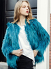 Manteau en fausse fourrure pour femme court et écologique collection hiver 2025