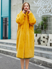Manteau en Fausse Fourrure Teddy à Col Montant avec Manches Longues Unicolore Manteau Femme