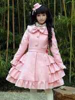 Manteau en laine Sweet Lolita Manteau superposé d