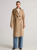 Manteau en mélange de laine et de cachemire de chameau à double boutonnage vêtements dextérieur dhiver à double face pour femmes 2025