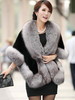 Manteau fausse fourrure femme couleur unie de la fausse fourrure vêtements d’extérieur pour l’hiver veste fausse fourrure