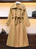 Manteau Femmes Long à Col Revers avec Les Manches Longues Ceinturé à Lacets Unicolore Manteau d
