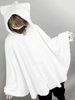 Manteau gothique Lolita Cape Cat Planet à capuchon en peluche avec capuchon en molleton velours Lolita Poncho Manteau Déguisements Halloween