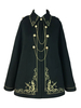Manteau gothique Lolita Cape Vêtements dextérieur Lolita de style militaire