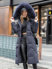 Manteau long à capuche zippé à capuche vêtements dextérieur décontractés de qualité