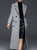Manteau Long Femme avec Manches Longues à Col Revers avec Boutonnages Unicolore Manteau Femme