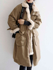 Manteau Matelassé Chaud comme Doudoune Confectionné Chaud comme Doudoune Hiver Femme Long à Capuche avec Poches Fausse Fourrure Synthétique Manteau Hiver Femme