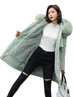 Manteau Matelassé Mi-long Femme à Capuche avec Manches Longues Coupe Cintrée à Lacets avec Poches Unicolore Manteau Femme