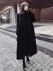 Manteau Pour Femme Col Rabattu Poches Décontracté Veste En Noir