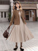 Manteaux Académiques Lolita Marron Café En Polyester Veste JK