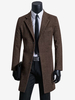 Manteaux Costume hommes Col rabattu Chic Noir Moderne