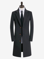 Manteaux Costume pour hommes Col rabattu Décontracté Camel Élégant